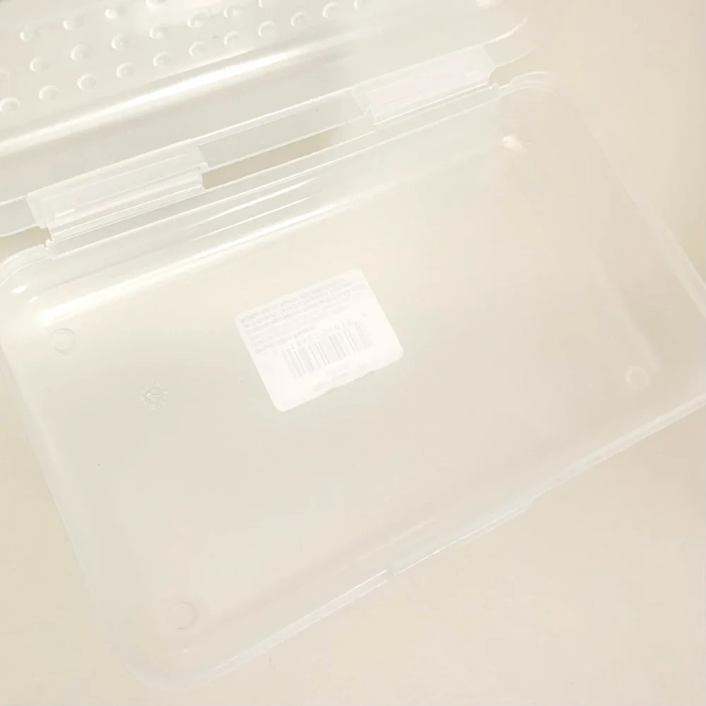 Vintage clear spacemaker stationary pencil case